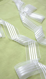 ribbon t-shirt_light green