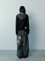 CONTOUR EYELET POINT SLIM FIT HOOD T