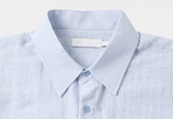 Look Diffacy Wrinkle Texture Summer Oversized Rayon Shirt