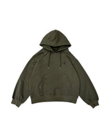 UNISEX 裏起毛パッチロゴパーカー