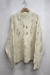 Crashed Knit Pullover