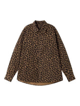 leopard print shirt jacket