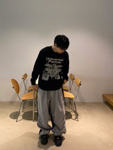 Color Sweat Denim Stitch Balloon 2C