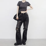 [NONCODE] Hayne French Burton Washing Pants (Knees Belt Set)