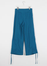 WIDE TUCK NYLON PANTS
