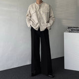 CR Bone Burton Tweed Checkered Round Shirt Jacket (2 colors)
