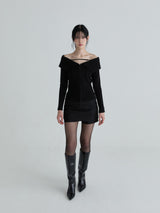 Sailor hook top (Black)