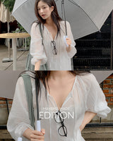 MADE. Live blouse & short pants set
