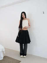 CHECK LACE PANTS (BLACK)