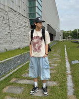 デンティグラフィックショートスリーブTシャツ