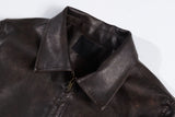 Denver Black Leather Zip-Up Jacket 233313027