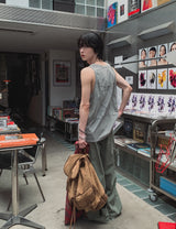 レノディアリングカラーダイングカーゴパンツ