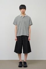 Cloud Cropped Striped Top