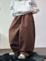 SWEAT BALLOON BACK POINT LONG PANTS🤎🖤🩶3COLOR