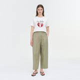 ハートベイカーTシャツ ホワイト / レッド