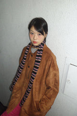 Vintage Stripe Knit Muffler