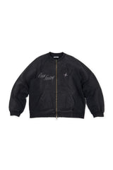 SIGNATURE LOGO ZIPPER SWEAT (BLACK)
