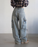 cargo strap jogger & wide jeans