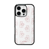 TUTEOGI ‘Love is All' glass bumper red case