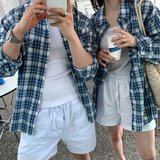 YIVE Summer Oversized Check Shirt / 8 colors