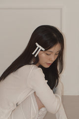 レースリボンヘアピン 2ピースセット