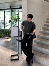 ルックアフター ノーマル レザー スクエア ショルダー トートバッグ