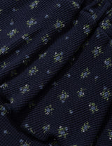 RUFFLE FLOWER SKIRT PANTS(NAVY)