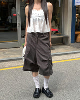 Big cargo bermuda pants