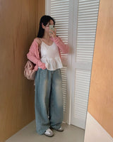[BELLIDE MADE] Solve Round Rib Cardigan