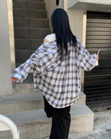 オンブレシャツ