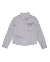  UNBAL RIBBON TIE SHIRT