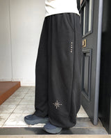 Leah Studded Banding Wide Training Jogger Pants
