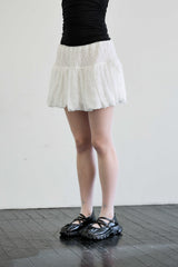 ANNIE BALLOON SKIRT PANTS / WHITE