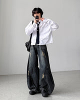 Bezel Balloon Wide Denim