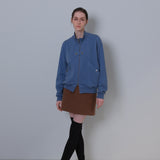 Brown Corduroy Patch Mini-Skirt