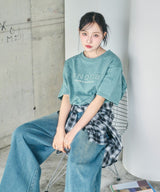UNISEX スタッズケミカルT グリーン