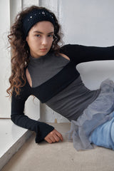 SOFT POSE TEE - BLACK