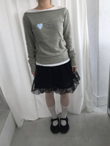 ミニシャボリュームスカート