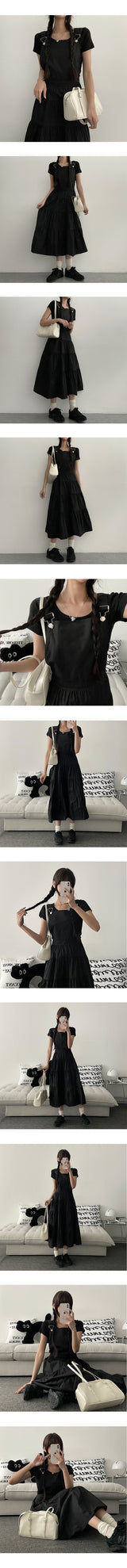 Sugar Cancan Overall Suspender Dress