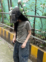 Y2k ラブローズウィングTシャツ