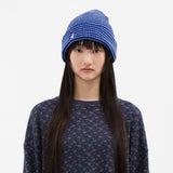 Twister Star Stripe Beanie - Indy Blue