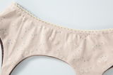 reversible garter belt star rabbit brown