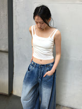 Ronnie Layered Button Top Sleeveless (3c)