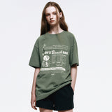 Rowdys ビーチバー Tシャツ_カーキグレー