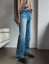 25FW★ [LANARCH] Frayline Bootcut Denim