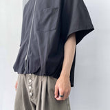 Two-Way Zip Relaxed Shirt