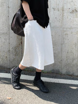 Suzuka White Bermuda Denim Pants