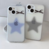 Gray - Slow Star Ribbon Phone Case_matt