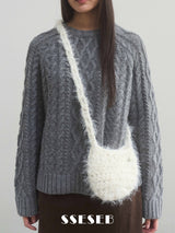 Hairy Mini Bag - Ivory