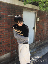 スウィート セミクロップ ショートスリーブ Tシャツ 6C
